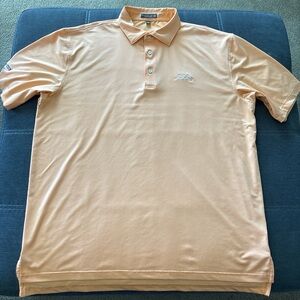 Peter Millar summer comfort Orange Polo Shirt. XL